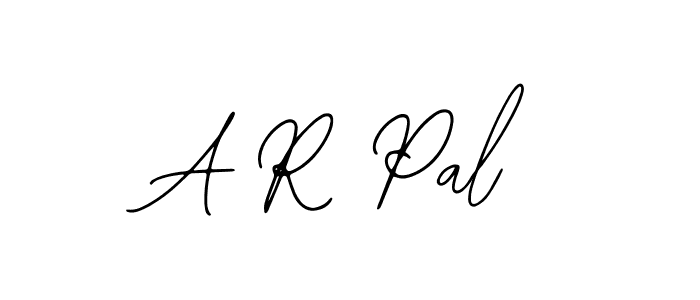 Create a beautiful signature design for name A R Pal. With this signature (Bearetta-2O07w) fonts, you can make a handwritten signature for free. A R Pal signature style 12 images and pictures png