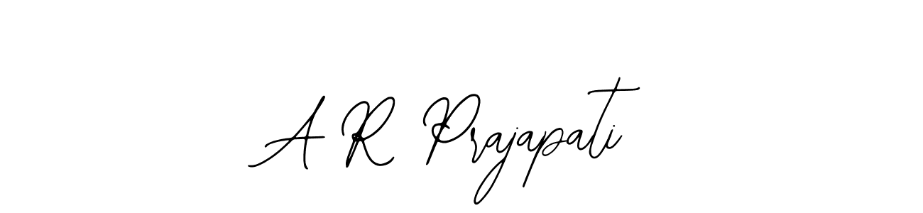 Also You can easily find your signature by using the search form. We will create A R Prajapati name handwritten signature images for you free of cost using Bearetta-2O07w sign style. A R Prajapati signature style 12 images and pictures png