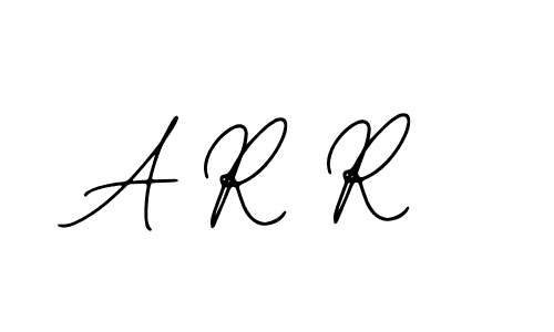 How to make A R R name signature. Use Bearetta-2O07w style for creating short signs online. This is the latest handwritten sign. A R R signature style 12 images and pictures png