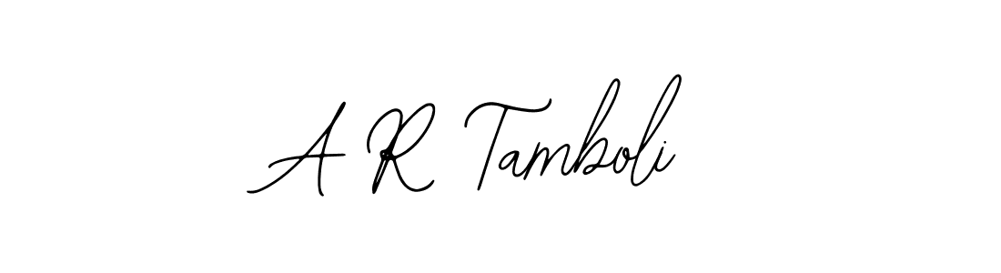 How to make A R Tamboli signature? Bearetta-2O07w is a professional autograph style. Create handwritten signature for A R Tamboli name. A R Tamboli signature style 12 images and pictures png