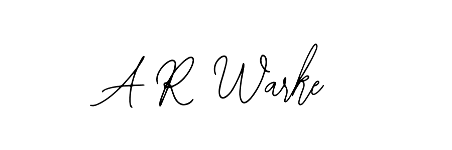 Similarly Bearetta-2O07w is the best handwritten signature design. Signature creator online .You can use it as an online autograph creator for name A R Warke. A R Warke signature style 12 images and pictures png