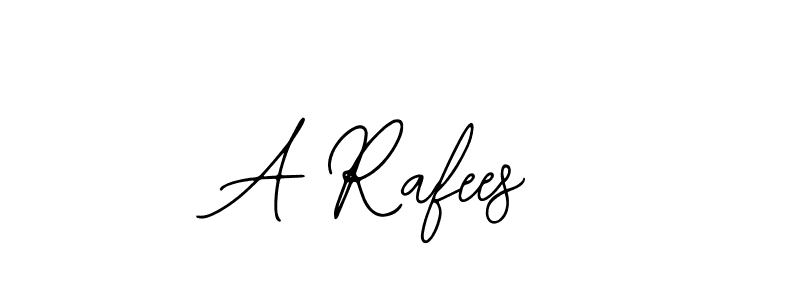 How to make A Rafees name signature. Use Bearetta-2O07w style for creating short signs online. This is the latest handwritten sign. A Rafees signature style 12 images and pictures png