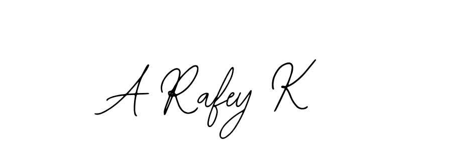 Also You can easily find your signature by using the search form. We will create A Rafey K name handwritten signature images for you free of cost using Bearetta-2O07w sign style. A Rafey K signature style 12 images and pictures png