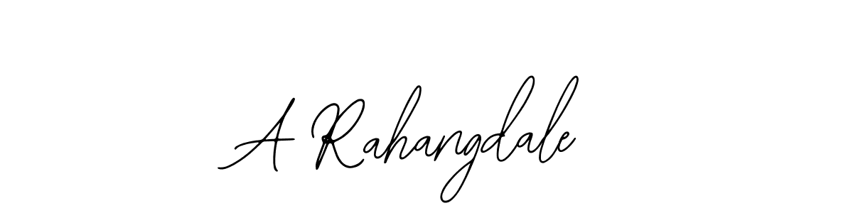 How to Draw A Rahangdale signature style? Bearetta-2O07w is a latest design signature styles for name A Rahangdale. A Rahangdale signature style 12 images and pictures png