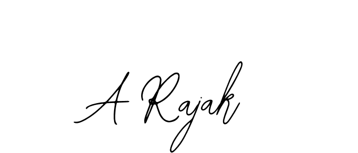 It looks lik you need a new signature style for name A Rajak. Design unique handwritten (Bearetta-2O07w) signature with our free signature maker in just a few clicks. A Rajak signature style 12 images and pictures png