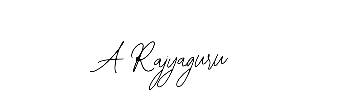 How to make A Rajyaguru name signature. Use Bearetta-2O07w style for creating short signs online. This is the latest handwritten sign. A Rajyaguru signature style 12 images and pictures png