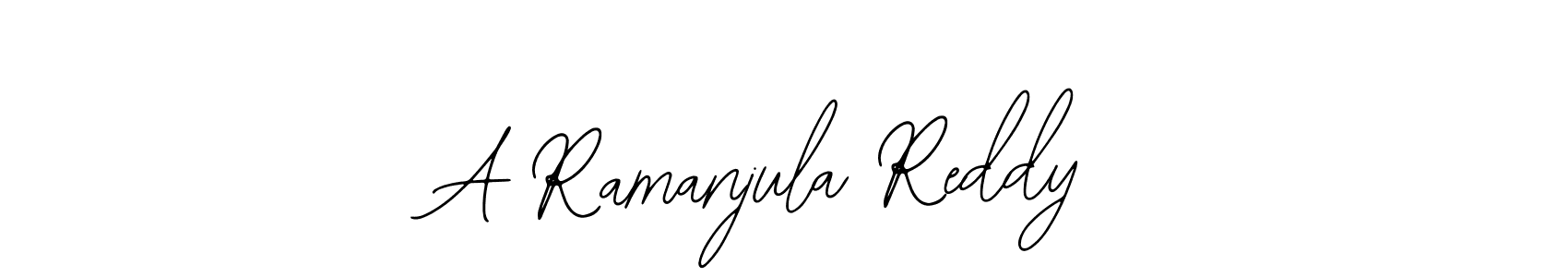 Also we have A Ramanjula Reddy name is the best signature style. Create professional handwritten signature collection using Bearetta-2O07w autograph style. A Ramanjula Reddy signature style 12 images and pictures png