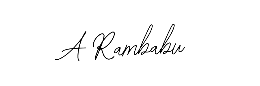 Here are the top 10 professional signature styles for the name A Rambabu. These are the best autograph styles you can use for your name. A Rambabu signature style 12 images and pictures png