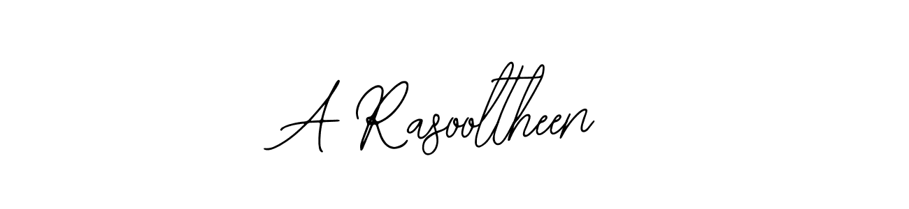 Also You can easily find your signature by using the search form. We will create A Rasooltheen name handwritten signature images for you free of cost using Bearetta-2O07w sign style. A Rasooltheen signature style 12 images and pictures png