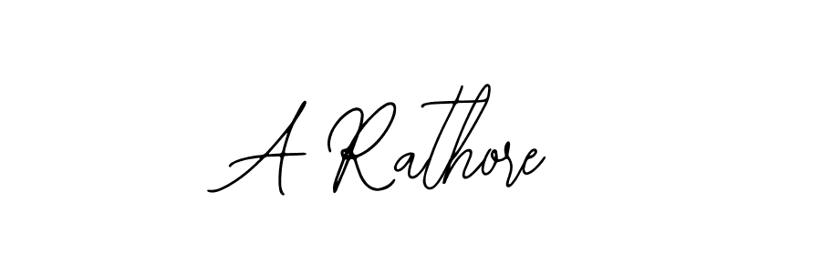 Make a beautiful signature design for name A Rathore. With this signature (Bearetta-2O07w) style, you can create a handwritten signature for free. A Rathore signature style 12 images and pictures png