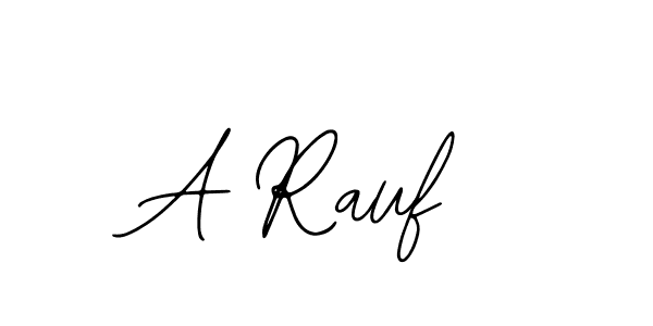 Make a beautiful signature design for name A Rauf. With this signature (Bearetta-2O07w) style, you can create a handwritten signature for free. A Rauf signature style 12 images and pictures png