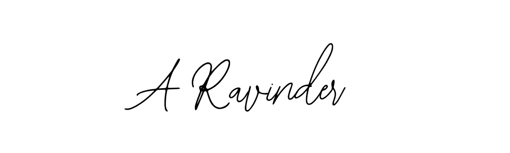 Use a signature maker to create a handwritten signature online. With this signature software, you can design (Bearetta-2O07w) your own signature for name A Ravinder. A Ravinder signature style 12 images and pictures png