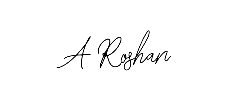 How to make A Roshan name signature. Use Bearetta-2O07w style for creating short signs online. This is the latest handwritten sign. A Roshan signature style 12 images and pictures png