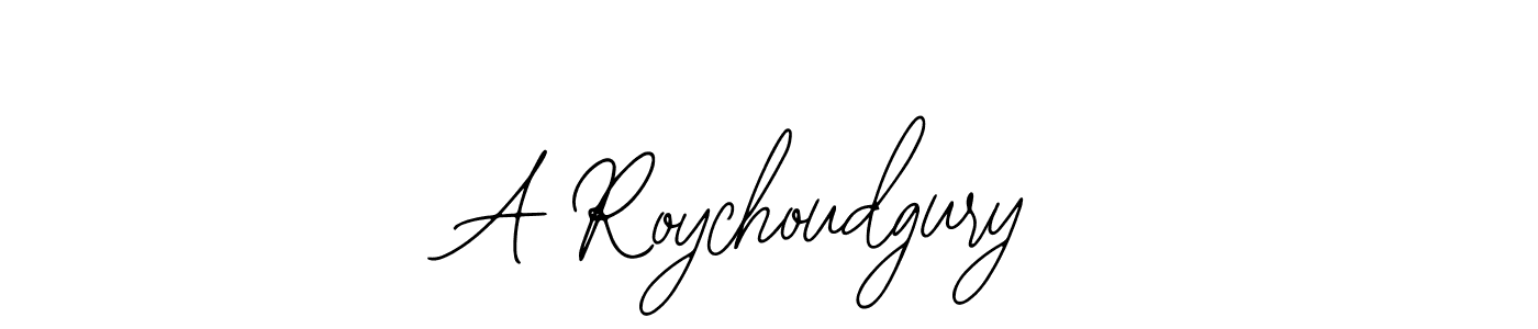 How to make A Roychoudgury signature? Bearetta-2O07w is a professional autograph style. Create handwritten signature for A Roychoudgury name. A Roychoudgury signature style 12 images and pictures png