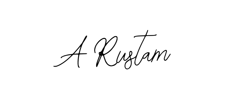 The best way (Bearetta-2O07w) to make a short signature is to pick only two or three words in your name. The name A Rustam include a total of six letters. For converting this name. A Rustam signature style 12 images and pictures png