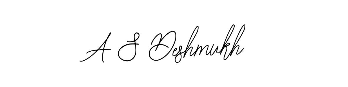 A S Deshmukh stylish signature style. Best Handwritten Sign (Bearetta-2O07w) for my name. Handwritten Signature Collection Ideas for my name A S Deshmukh. A S Deshmukh signature style 12 images and pictures png