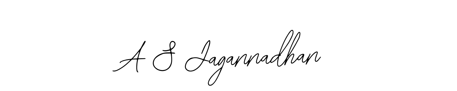 The best way (Bearetta-2O07w) to make a short signature is to pick only two or three words in your name. The name A S Jagannadhan include a total of six letters. For converting this name. A S Jagannadhan signature style 12 images and pictures png