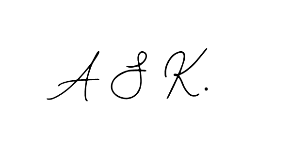 Also we have A S K. name is the best signature style. Create professional handwritten signature collection using Bearetta-2O07w autograph style. A S K. signature style 12 images and pictures png