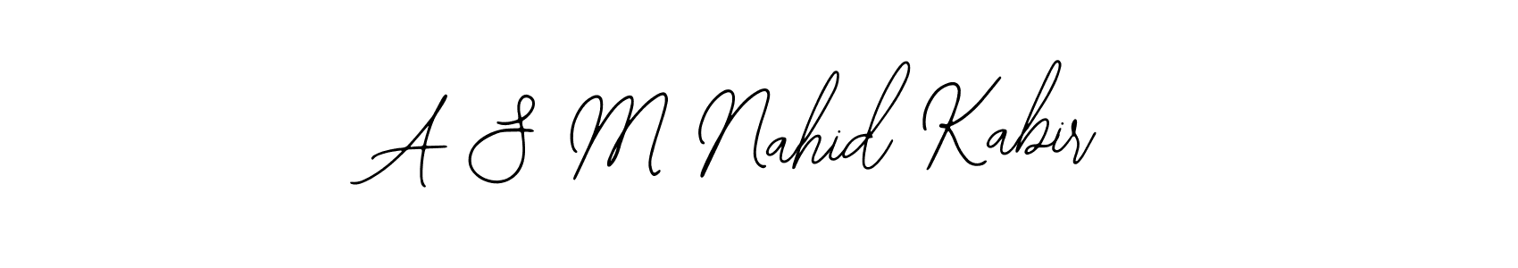 Similarly Bearetta-2O07w is the best handwritten signature design. Signature creator online .You can use it as an online autograph creator for name A S M Nahid Kabir. A S M Nahid Kabir signature style 12 images and pictures png