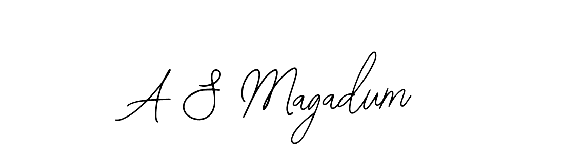 if you are searching for the best signature style for your name A S Magadum. so please give up your signature search. here we have designed multiple signature styles  using Bearetta-2O07w. A S Magadum signature style 12 images and pictures png