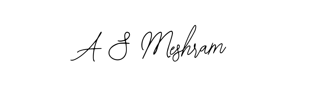 if you are searching for the best signature style for your name A S Meshram. so please give up your signature search. here we have designed multiple signature styles  using Bearetta-2O07w. A S Meshram signature style 12 images and pictures png