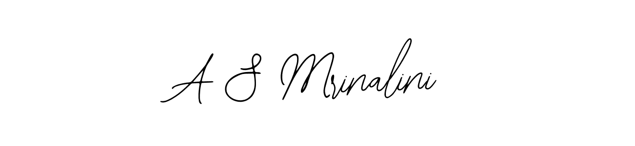 It looks lik you need a new signature style for name A S Mrinalini. Design unique handwritten (Bearetta-2O07w) signature with our free signature maker in just a few clicks. A S Mrinalini signature style 12 images and pictures png