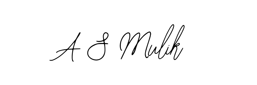 Create a beautiful signature design for name A S Mulik. With this signature (Bearetta-2O07w) fonts, you can make a handwritten signature for free. A S Mulik signature style 12 images and pictures png