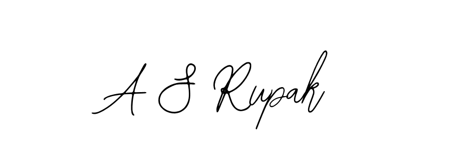 Bearetta-2O07w is a professional signature style that is perfect for those who want to add a touch of class to their signature. It is also a great choice for those who want to make their signature more unique. Get A S Rupak name to fancy signature for free. A S Rupak signature style 12 images and pictures png