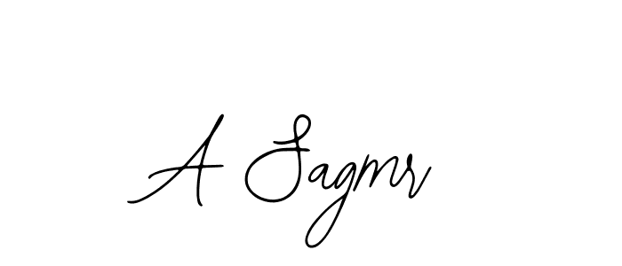 This is the best signature style for the A Sagmr name. Also you like these signature font (Bearetta-2O07w). Mix name signature. A Sagmr signature style 12 images and pictures png