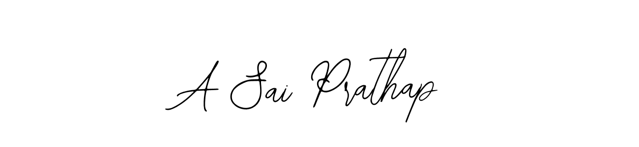 Make a beautiful signature design for name A Sai Prathap. With this signature (Bearetta-2O07w) style, you can create a handwritten signature for free. A Sai Prathap signature style 12 images and pictures png