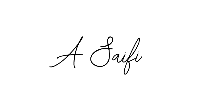 How to make A Saifi name signature. Use Bearetta-2O07w style for creating short signs online. This is the latest handwritten sign. A Saifi signature style 12 images and pictures png