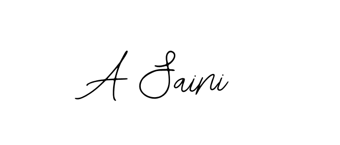 Also You can easily find your signature by using the search form. We will create A Saini name handwritten signature images for you free of cost using Bearetta-2O07w sign style. A Saini signature style 12 images and pictures png