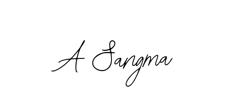 Also You can easily find your signature by using the search form. We will create A Sangma name handwritten signature images for you free of cost using Bearetta-2O07w sign style. A Sangma signature style 12 images and pictures png
