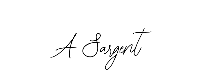 Design your own signature with our free online signature maker. With this signature software, you can create a handwritten (Bearetta-2O07w) signature for name A Sargent. A Sargent signature style 12 images and pictures png