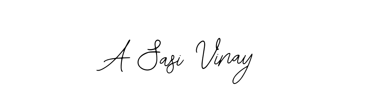 It looks lik you need a new signature style for name A Sasi Vinay. Design unique handwritten (Bearetta-2O07w) signature with our free signature maker in just a few clicks. A Sasi Vinay signature style 12 images and pictures png