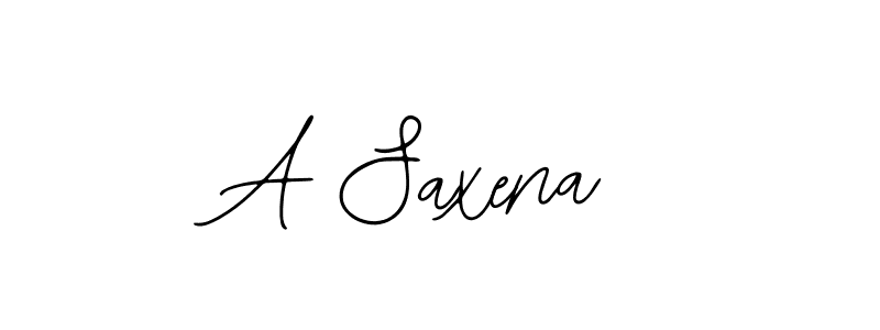 You should practise on your own different ways (Bearetta-2O07w) to write your name (A Saxena) in signature. don't let someone else do it for you. A Saxena signature style 12 images and pictures png