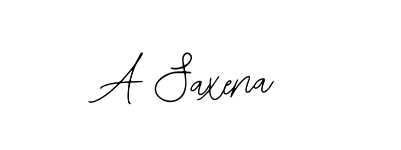 A Saxena stylish signature style. Best Handwritten Sign (Bearetta-2O07w) for my name. Handwritten Signature Collection Ideas for my name A Saxena. A Saxena signature style 12 images and pictures png