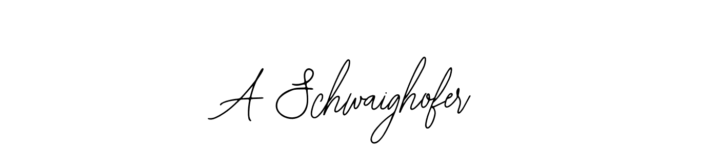 How to make A Schwaighofer name signature. Use Bearetta-2O07w style for creating short signs online. This is the latest handwritten sign. A Schwaighofer signature style 12 images and pictures png