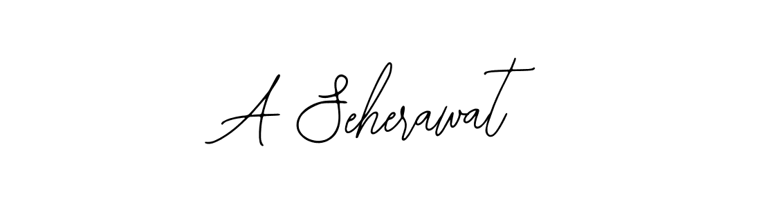 if you are searching for the best signature style for your name A Seherawat. so please give up your signature search. here we have designed multiple signature styles  using Bearetta-2O07w. A Seherawat signature style 12 images and pictures png