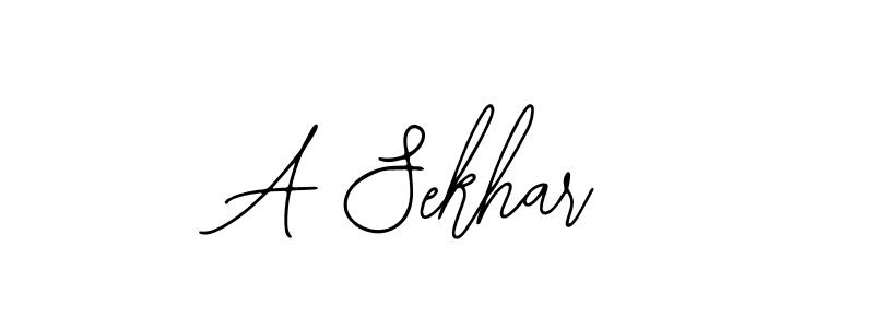 The best way (Bearetta-2O07w) to make a short signature is to pick only two or three words in your name. The name A Sekhar include a total of six letters. For converting this name. A Sekhar signature style 12 images and pictures png