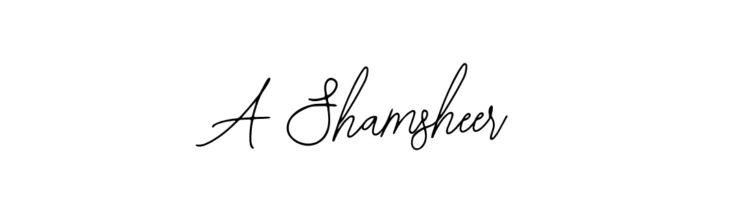 Also we have A Shamsheer name is the best signature style. Create professional handwritten signature collection using Bearetta-2O07w autograph style. A Shamsheer signature style 12 images and pictures png