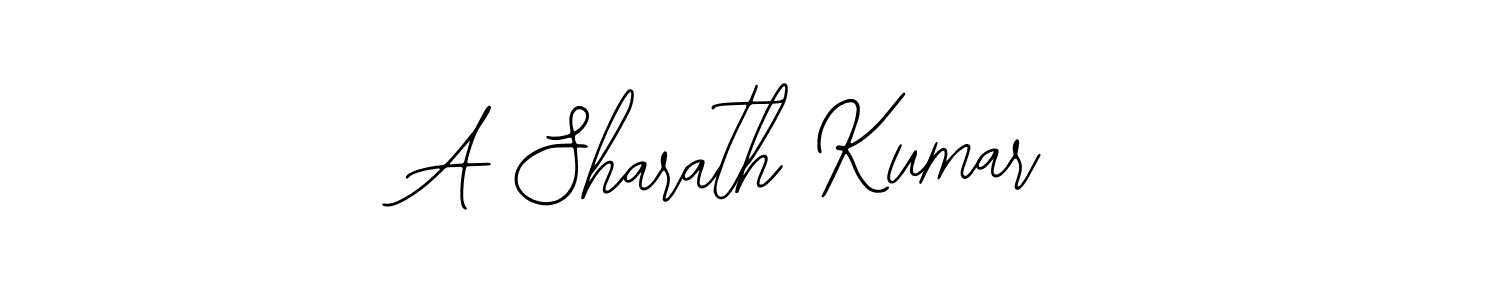 The best way (Bearetta-2O07w) to make a short signature is to pick only two or three words in your name. The name A Sharath Kumar include a total of six letters. For converting this name. A Sharath Kumar signature style 12 images and pictures png