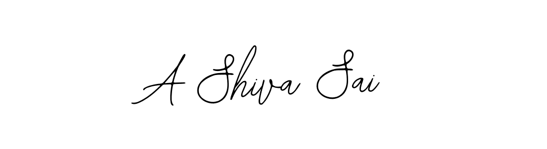 Use a signature maker to create a handwritten signature online. With this signature software, you can design (Bearetta-2O07w) your own signature for name A Shiva Sai. A Shiva Sai signature style 12 images and pictures png
