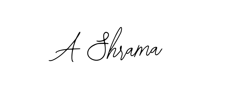 The best way (Bearetta-2O07w) to make a short signature is to pick only two or three words in your name. The name A Shrama include a total of six letters. For converting this name. A Shrama signature style 12 images and pictures png