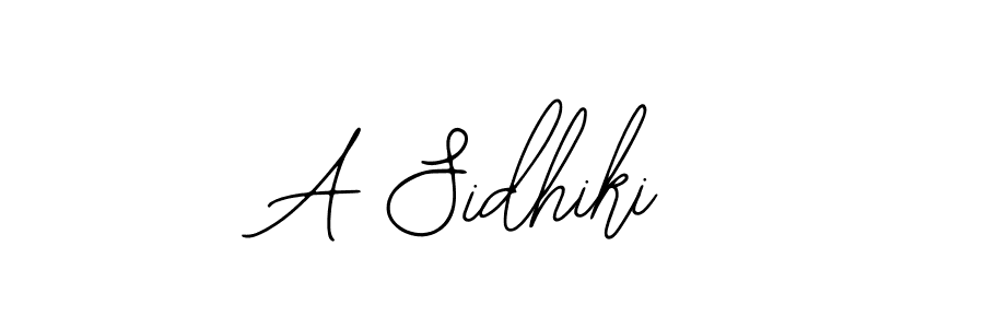 Create a beautiful signature design for name A Sidhiki. With this signature (Bearetta-2O07w) fonts, you can make a handwritten signature for free. A Sidhiki signature style 12 images and pictures png