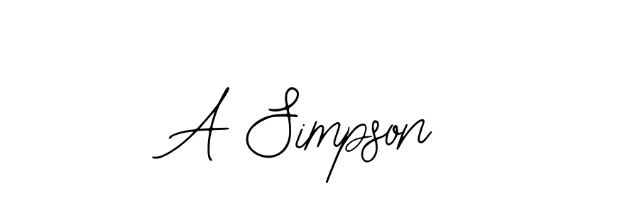 See photos of A Simpson official signature by Spectra . Check more albums & portfolios. Read reviews & check more about Bearetta-2O07w font. A Simpson signature style 12 images and pictures png