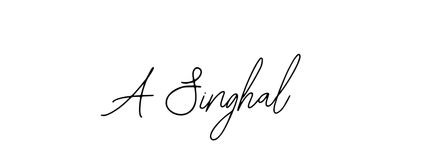 Best and Professional Signature Style for A Singhal. Bearetta-2O07w Best Signature Style Collection. A Singhal signature style 12 images and pictures png