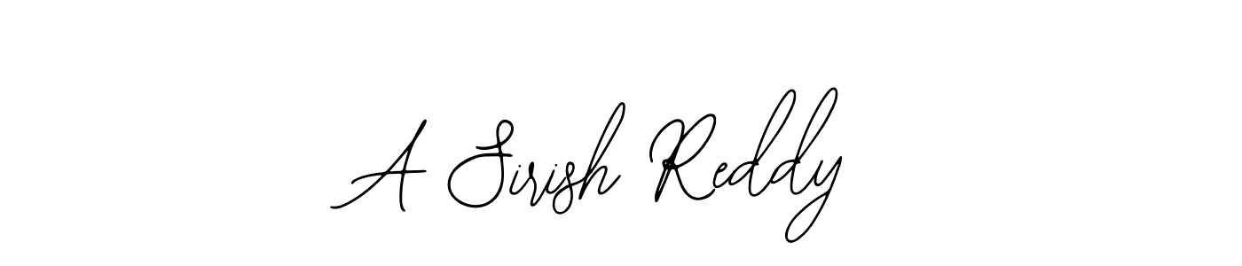 Create a beautiful signature design for name A Sirish Reddy. With this signature (Bearetta-2O07w) fonts, you can make a handwritten signature for free. A Sirish Reddy signature style 12 images and pictures png