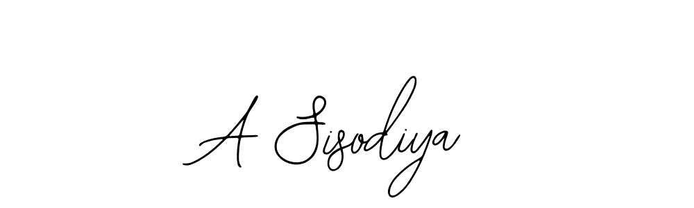 if you are searching for the best signature style for your name A Sisodiya. so please give up your signature search. here we have designed multiple signature styles  using Bearetta-2O07w. A Sisodiya signature style 12 images and pictures png