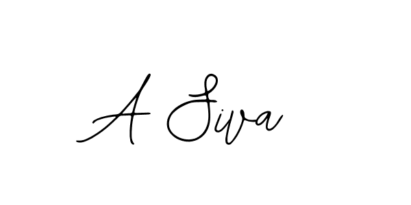 Make a beautiful signature design for name A Siva. With this signature (Bearetta-2O07w) style, you can create a handwritten signature for free. A Siva signature style 12 images and pictures png